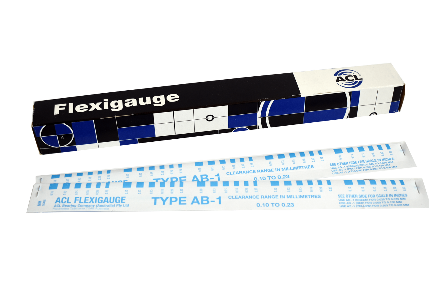 AB-1 FLEXIGAUGE BLÅ .120 - .229mm