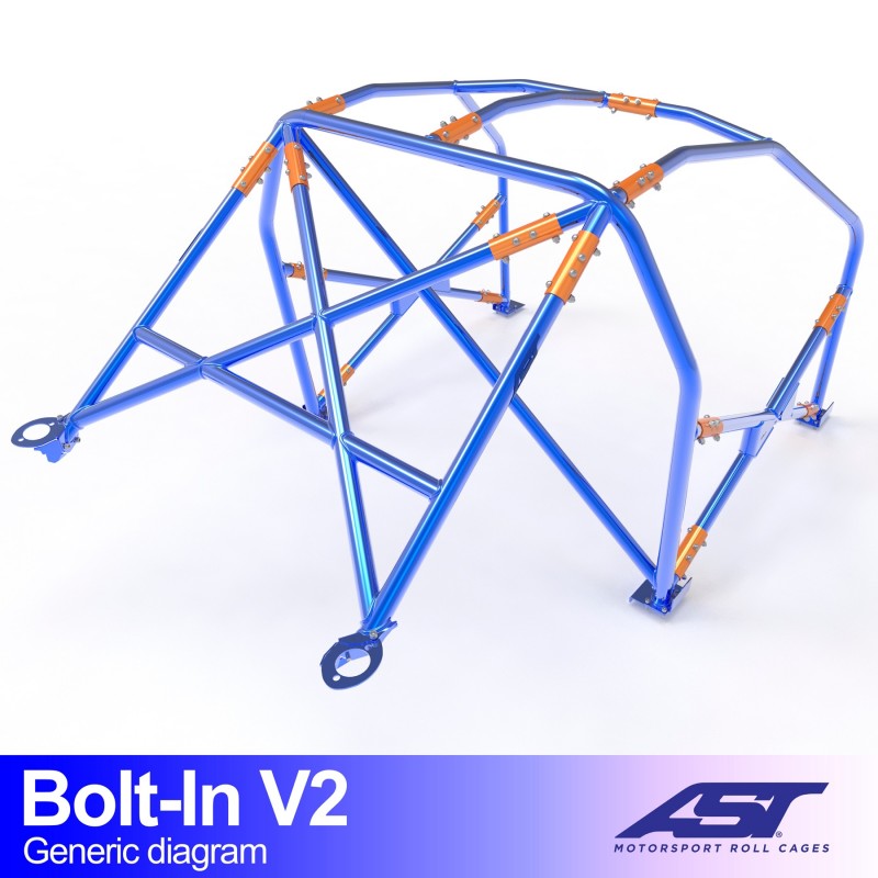 CMBN04961 - Roll Cage BMW 3-Series (E30) 5-door Touring RWD BOLT IN V2