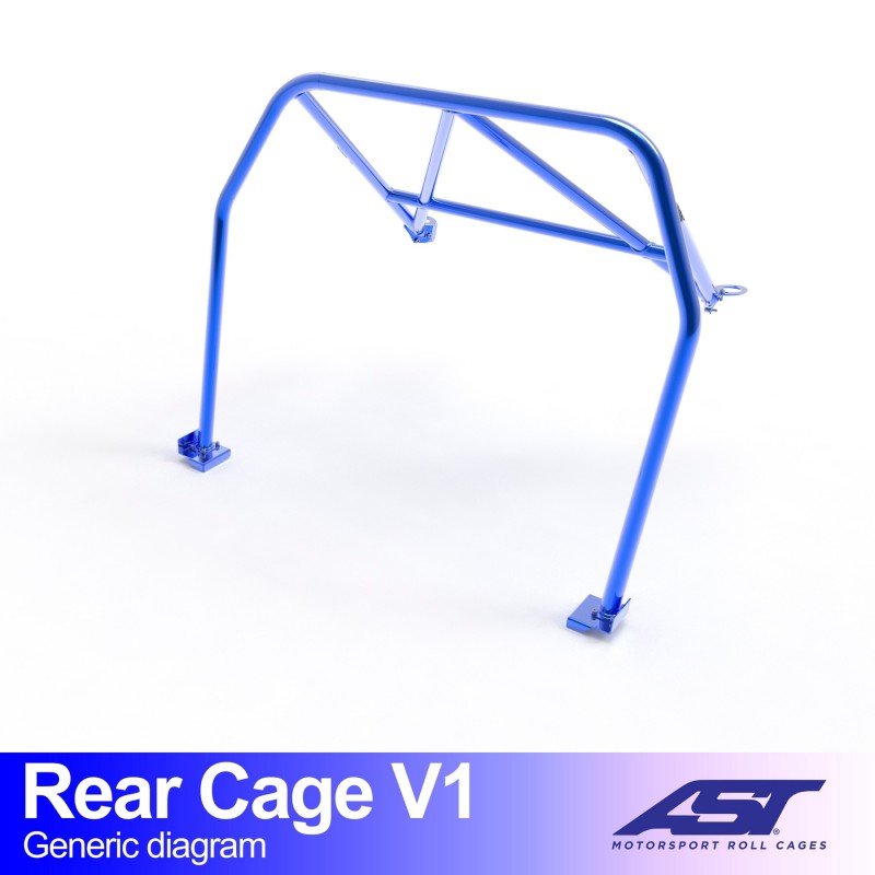 CMBN04139 - Roll Bar MAZDA MX-5 (NB) 2-door Roadster REAR CAGE V1