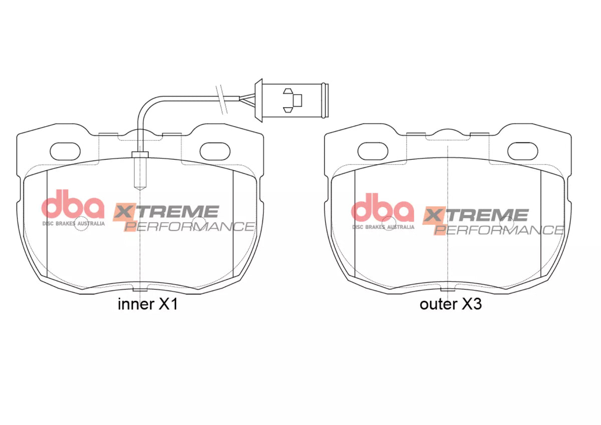 DB1176XP Brake Pads Xtreme Performance | Front