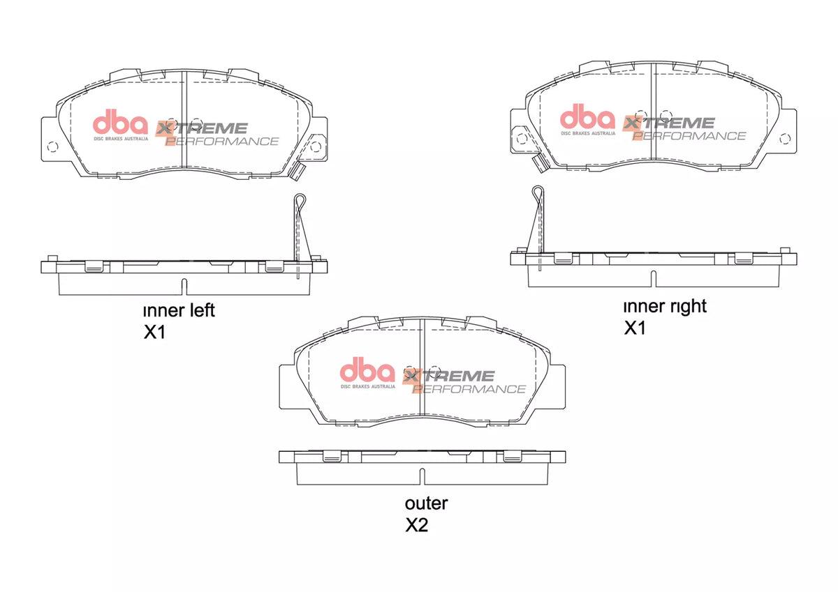 DB1206XP Brake Pads Xtreme Performance | Front
