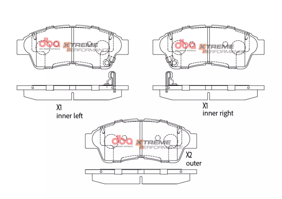DB1267XP Brake Pads Xtreme Performance | Front