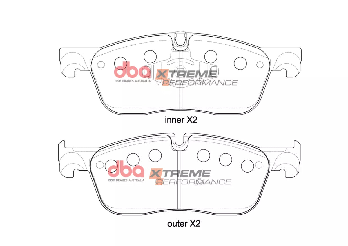 DB15058XP Brake Pads Xtreme Performance | Front Axle
