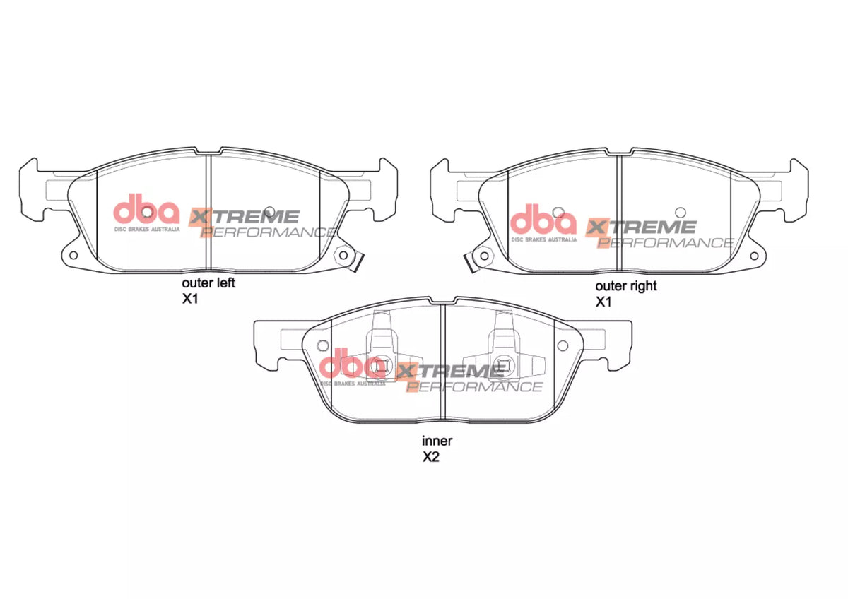 DB15089XP Brake Pads Xtreme Performance | Front Axle