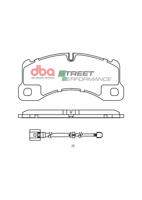 DB15102SP Brake Pads Street Performance | Front Axle