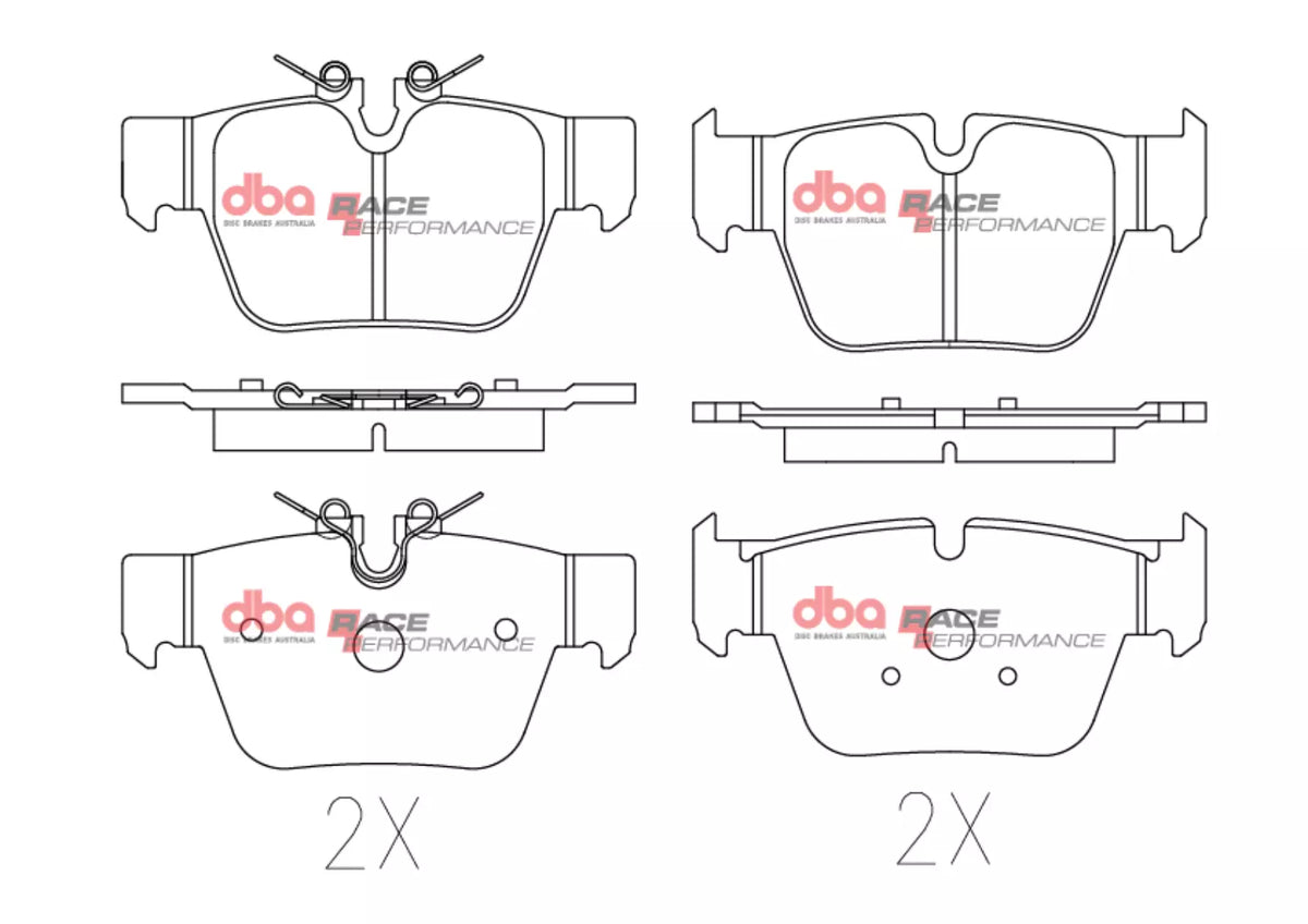 DB15128RP Brake Pads Race Performance | Rear Axle