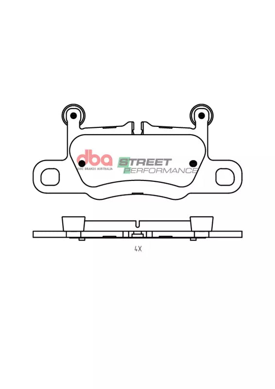 DB15282SP Brake Pads Street Performance | Rear