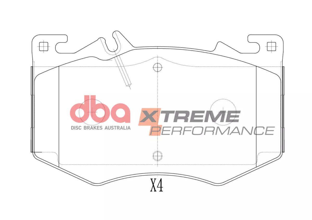 DB15296XP Brake Pads Xtreme Performance | Front Axle