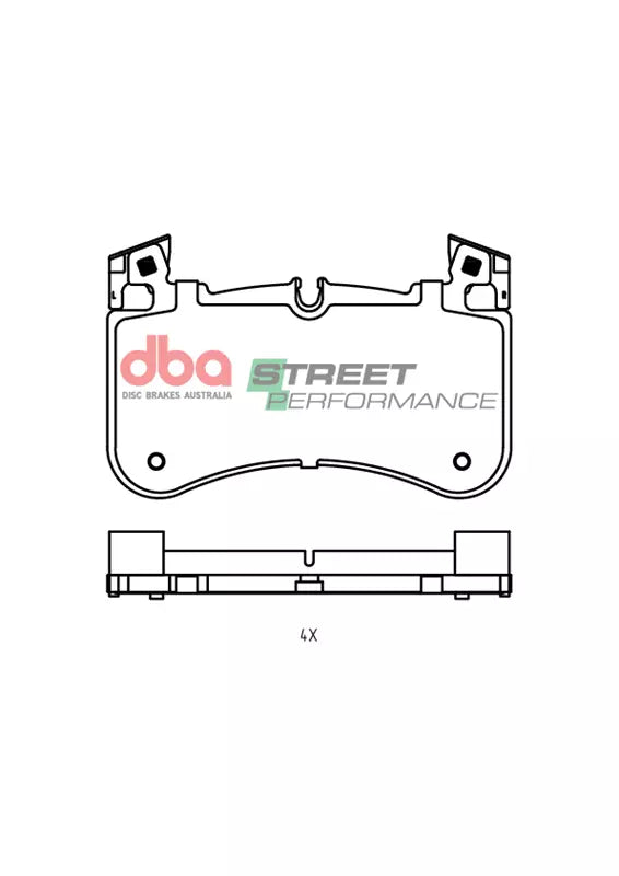 DB15313SP Brake Pads Street Performance | Front Axle