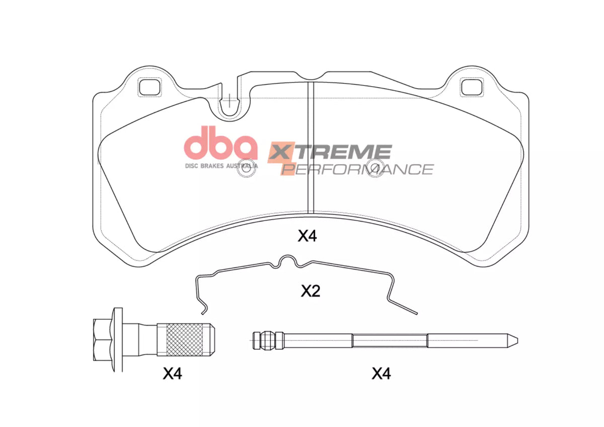 DB15323XP Brake Pads Xtreme Performance | Front Axle