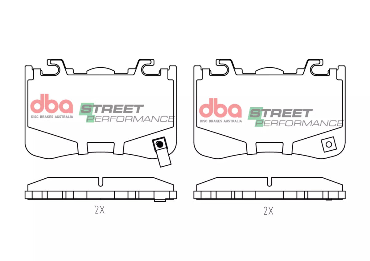 DB15336SP Brake Pads Street Performance | Rear Axle