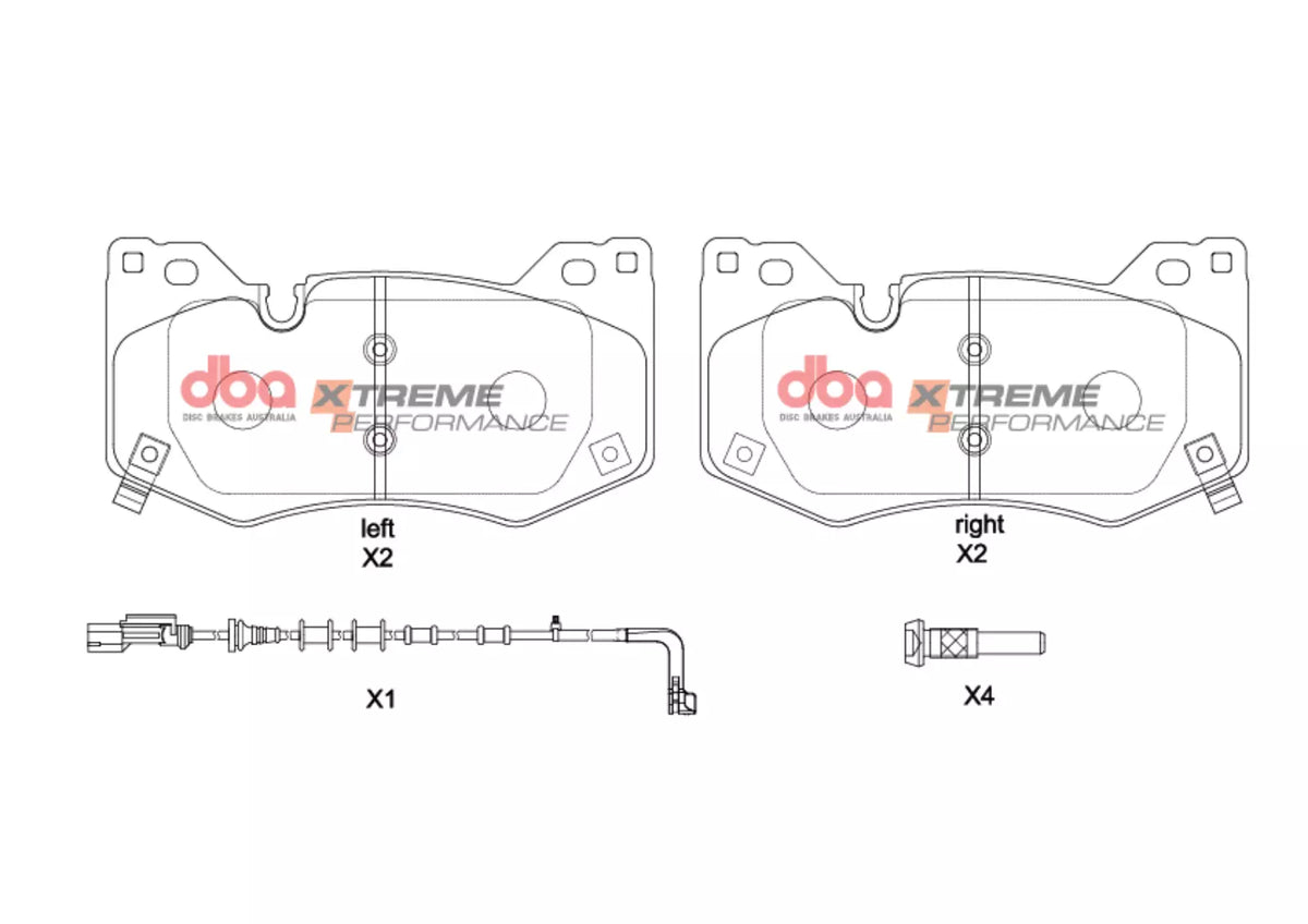 DB15357XP Brake Pads Xtreme Performance | Rear