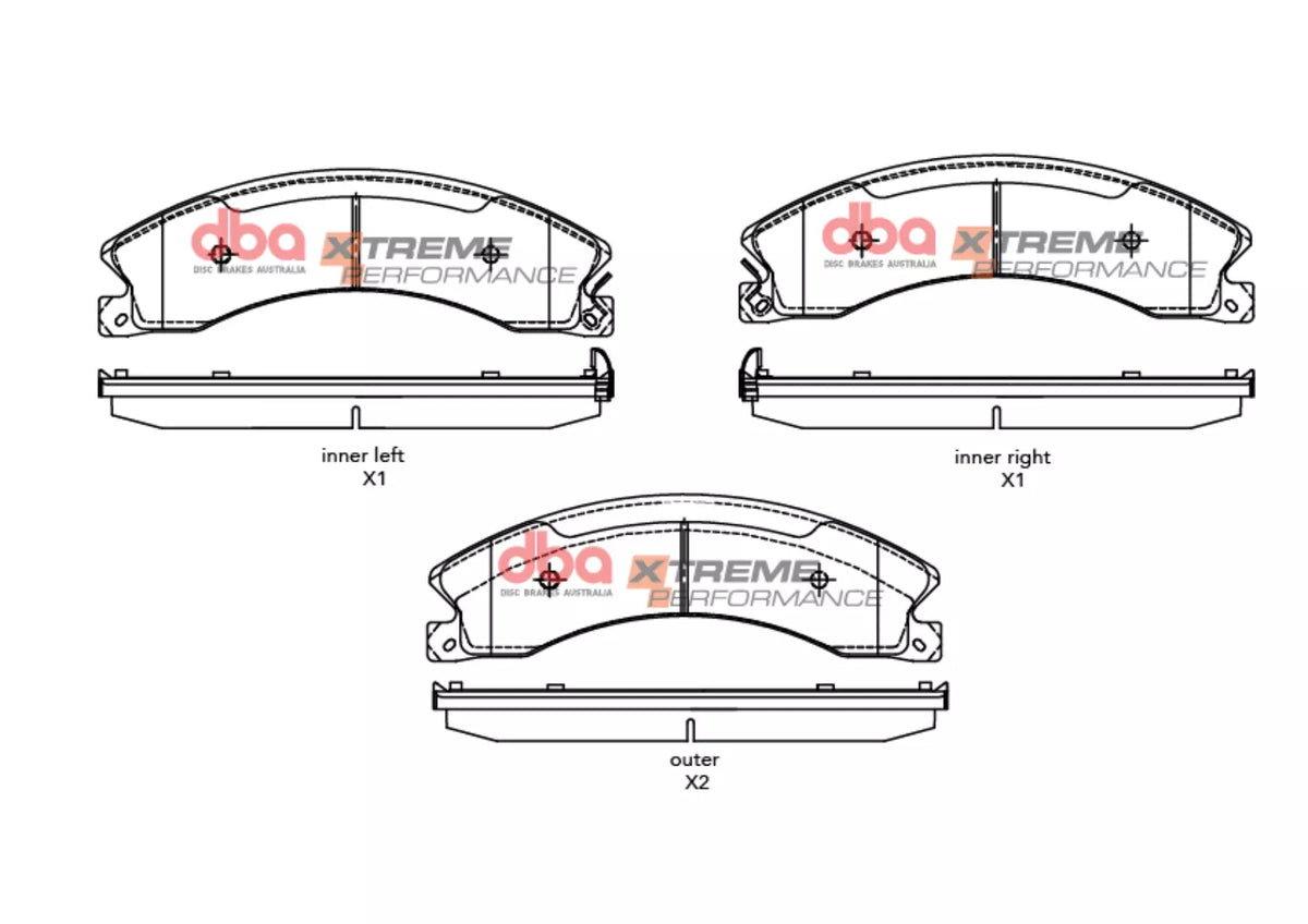 DB15360XP Brake Pads Xtreme Performance | Rear