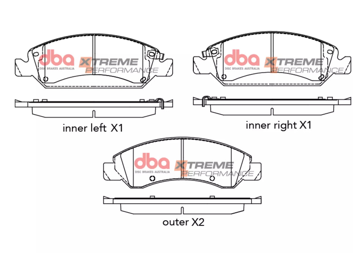 DB15363XP Brake Pads Xtreme Performance | Front