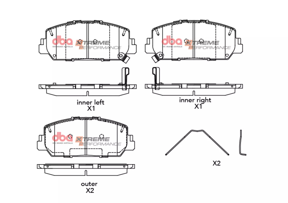 DB15364XP Brake Pads Xtreme Performance | Rear