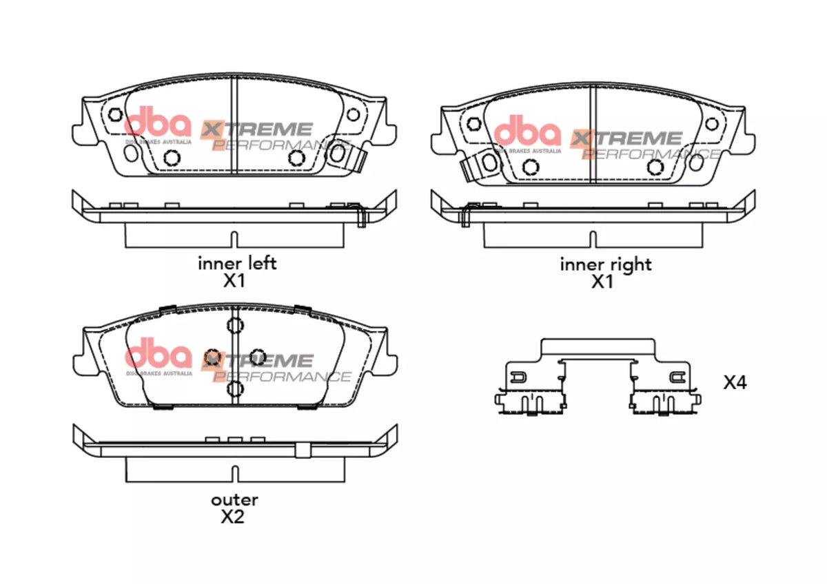 DB15365XP Brake Pads Xtreme Performance | Rear