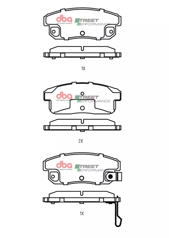 DB1671SP Brake Pads Street Performance | Rear