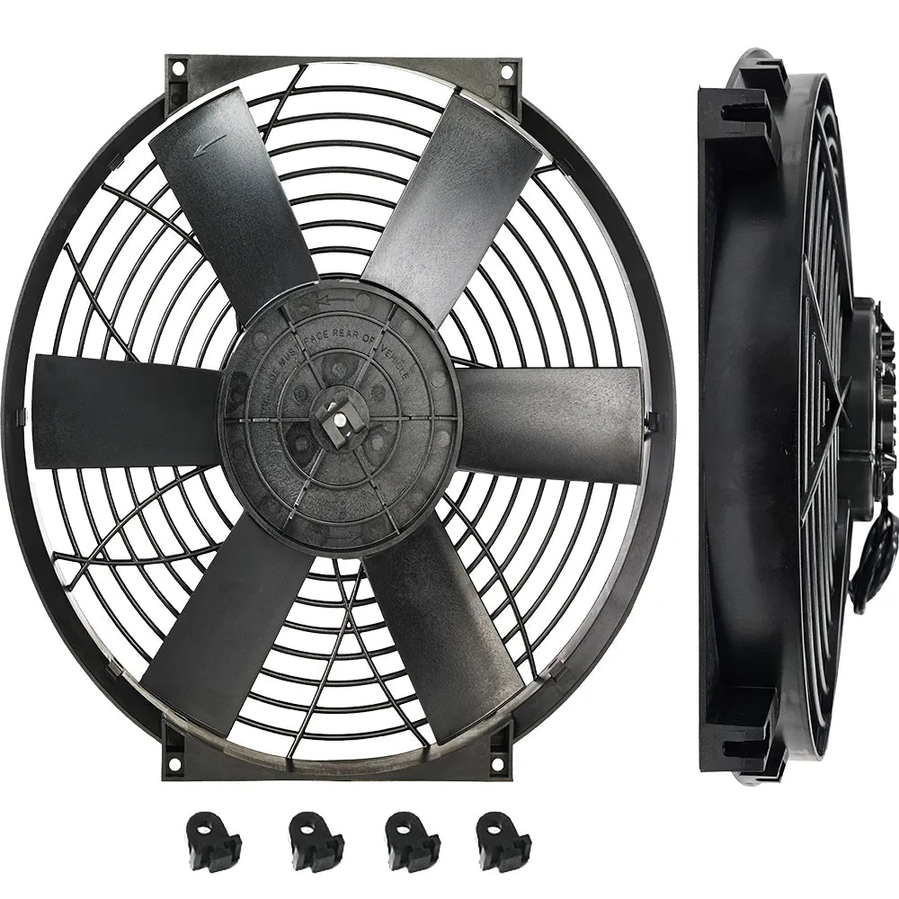 DC0131 - Brushless 16" High power Thermatic Electric Fan (12V)