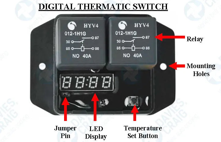 DC0444 - Digital Thermatic® Fan Switch Kit