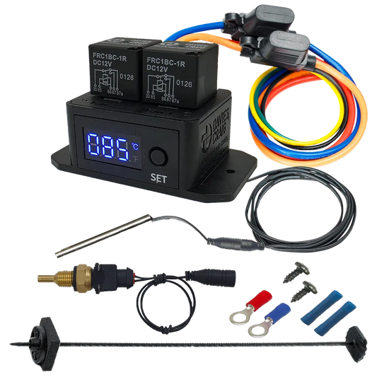 DC0481 - Digital Thermatic® Twin Fan Switch with 1/4"" NPT Thermal Sensor Kit