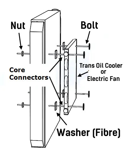 DC0578 - Hardware - Mounting Fan Trans Cool 4 x 70mm bolts