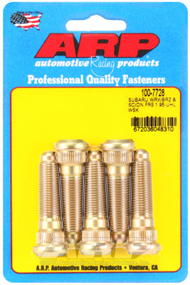 100-7728 - ARP Subaru WRX/BRZ & Scion FRS 1.95 UHL 12mm x 1.25 Wheel Stud Kit (5 Pack)