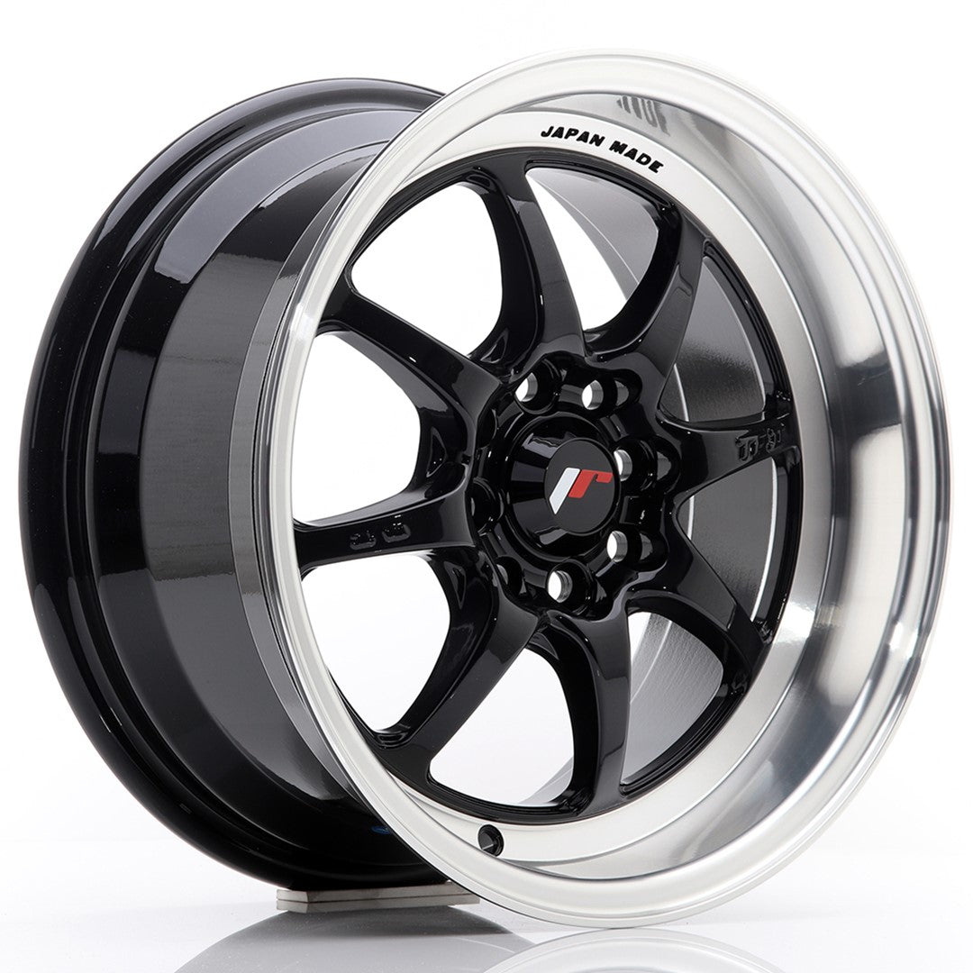 JR Wheels TF2 15x7,5 ET30 4x100/114 Gloss Black CB: 73,1