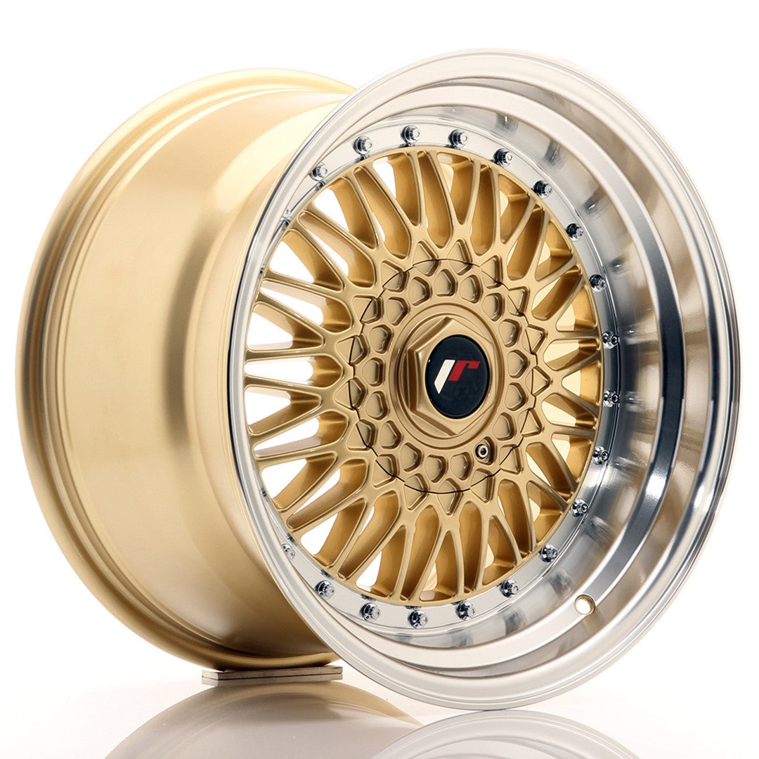 JR Wheels JR9 17x10 ET20 5x112/120 Gold w/Machined Lip CB: 74,1