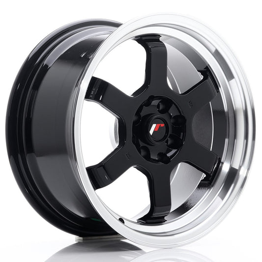 JR Wheels JR12 16x8 ET15 4x100/114 Gloss Black CB: 73,1