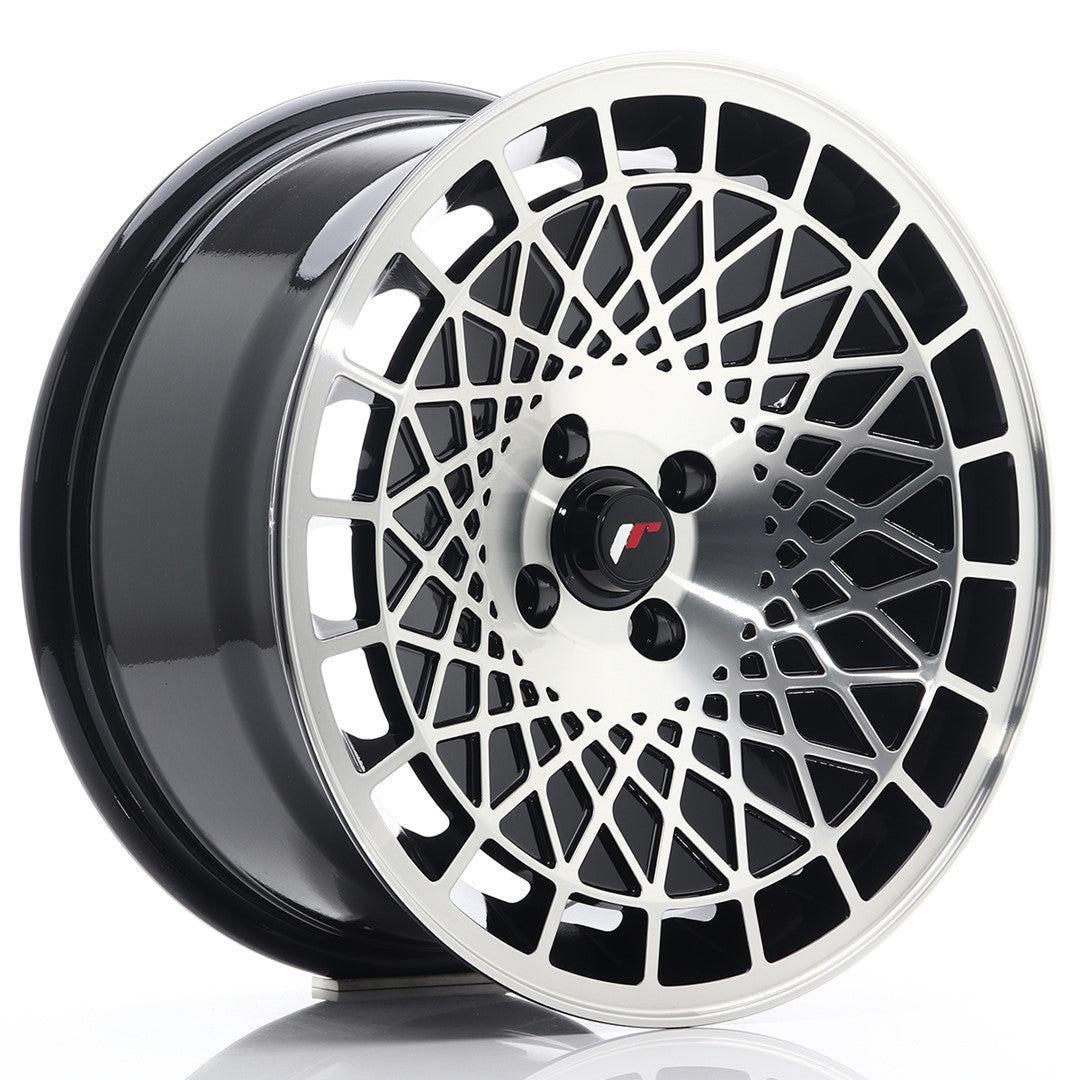 JR Wheels JR14 16x8 ET15 4x100 Gloss Black Machined Face CB: 74,1