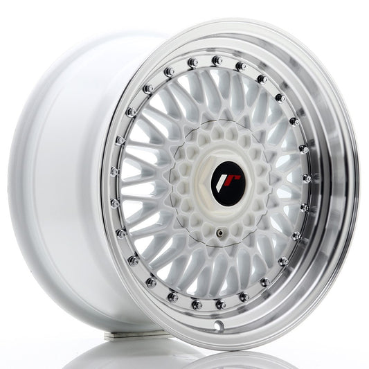 JR Wheels JR9 16x8 ET25 4x100/108 White w/Machined Lip CB: 74,1