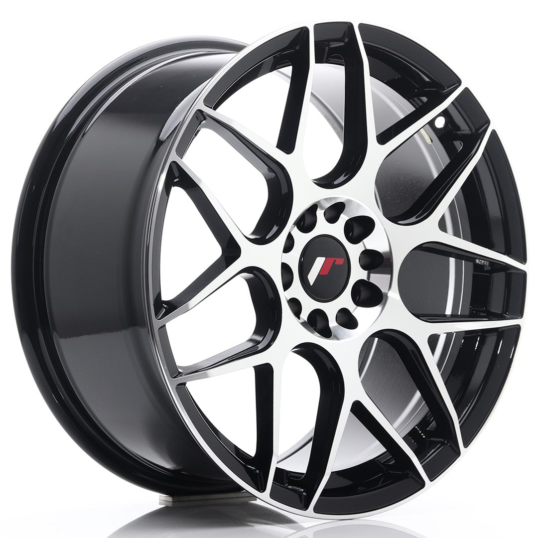 JR Wheels JR18 18x8,5 ET40 5x112/114 Black Machined CB: 74,1