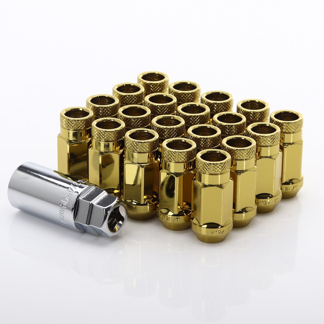 Forged Steel Japan Racing Nuts JN1 12x1,5 Gold