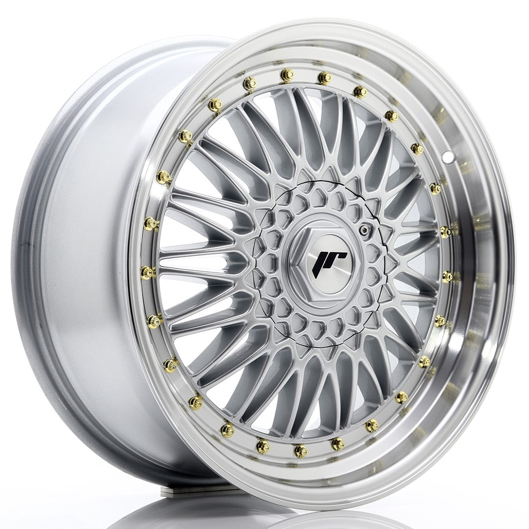 JR Wheels JR9 18x8 ET35-40 BLANK Silver w/Machined Lip CB: 74,1