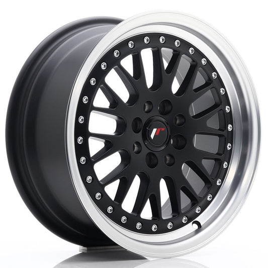 JR Wheels JR10 16x7 ET30 4x100/108 Matt Black w/Machined Lip CB: 67,1