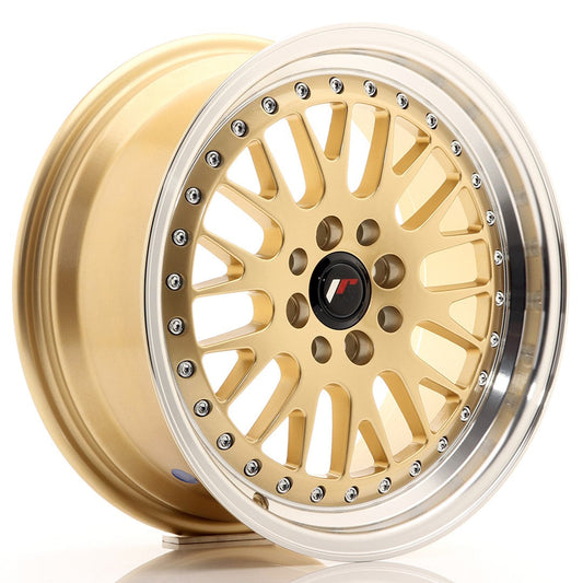 JR Wheels JR10 16x7 ET30 4x100/108 Gold w/Machined Lip CB: 67,1