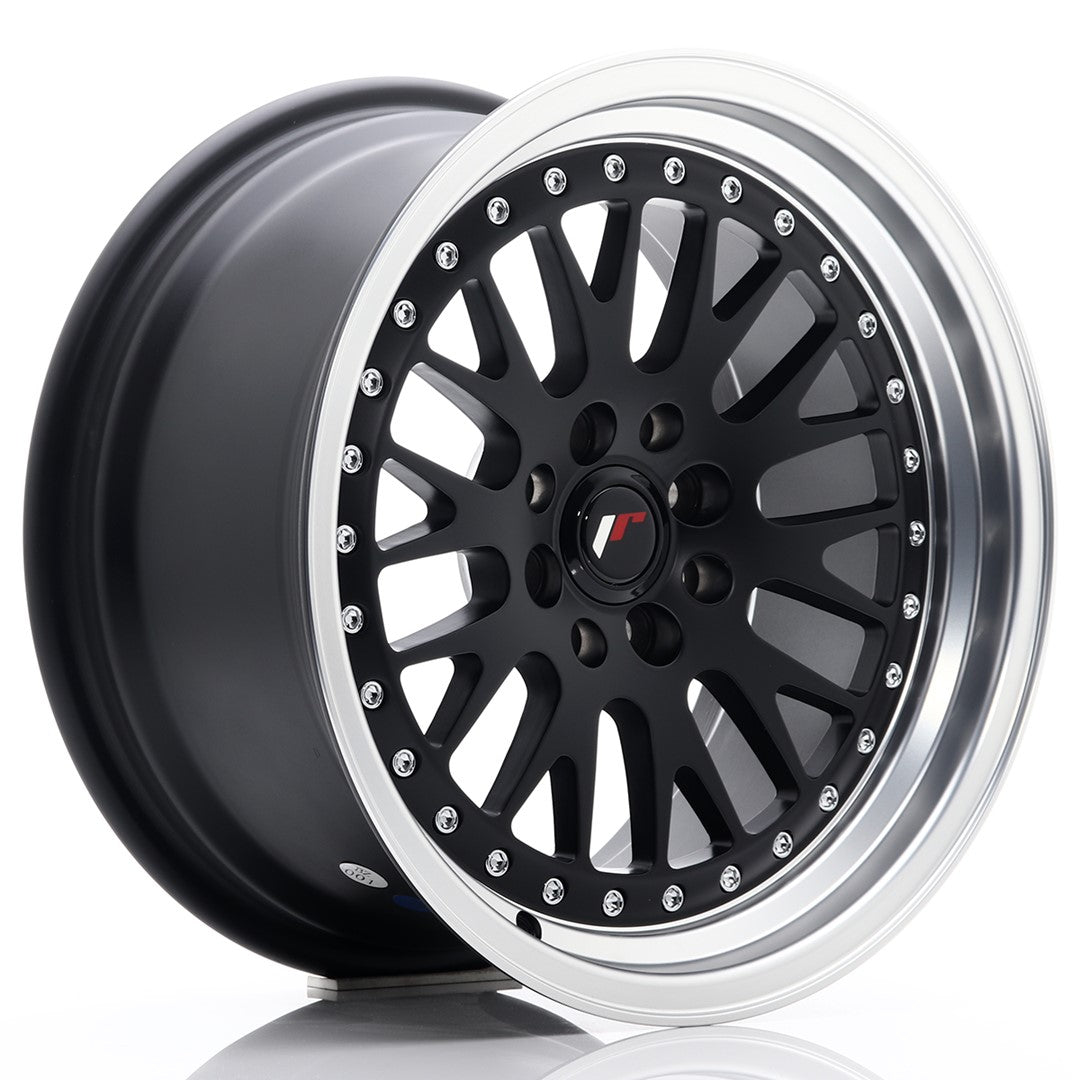 JR Wheels JR10 16x8 ET20 4x100/108 Matt Black w/Machined Lip CB: 67,1