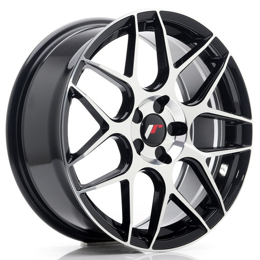 JR Wheels JR18 18x7,5 ET35-42 Blank 5H Black Machined CB: 74,1