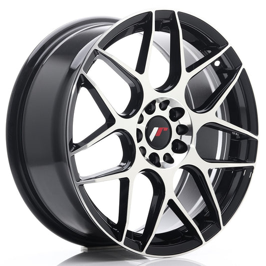 JR Wheels JR18 18x7,5 ET40 5x112/114 Black Machined CB: 74,1