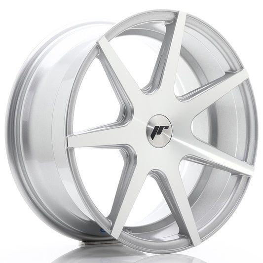 JR Wheels JR20 18x8,5 ET25-40 Blank Silver Machined CB: 74,1