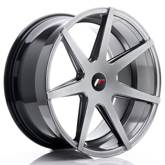 JR Wheels JR20 20x10 ET20-40 5H Blank Hyper Black CB: 74,1