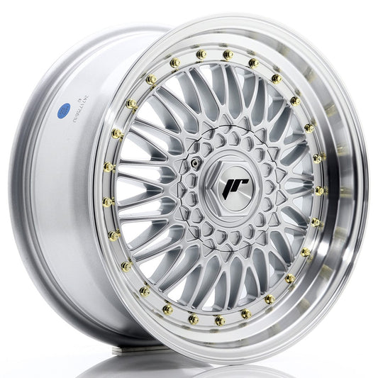 JR Wheels JR9 17x7,5 ET35 4x100/114 Silver w/Machined Lip CB: 74,1