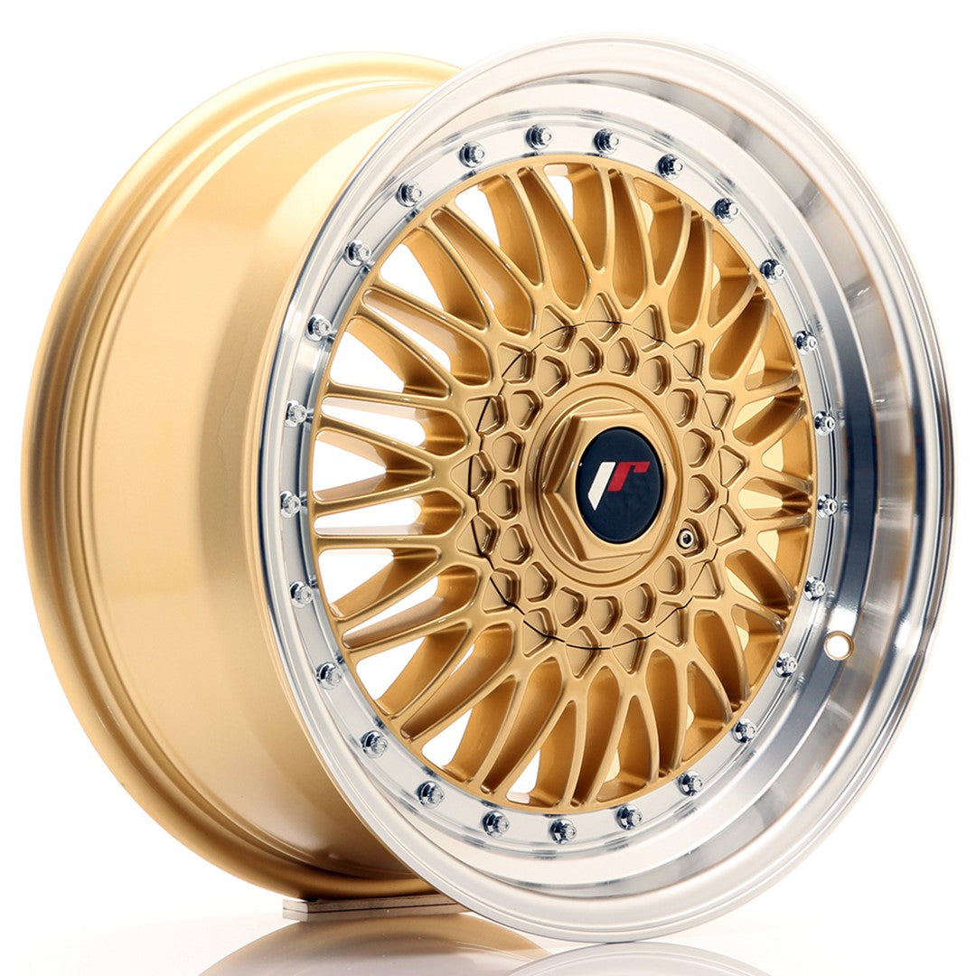 JR Wheels JR9 17x7,5 ET20-35 BLANK Gold w/Machined Lip CB: 74,1