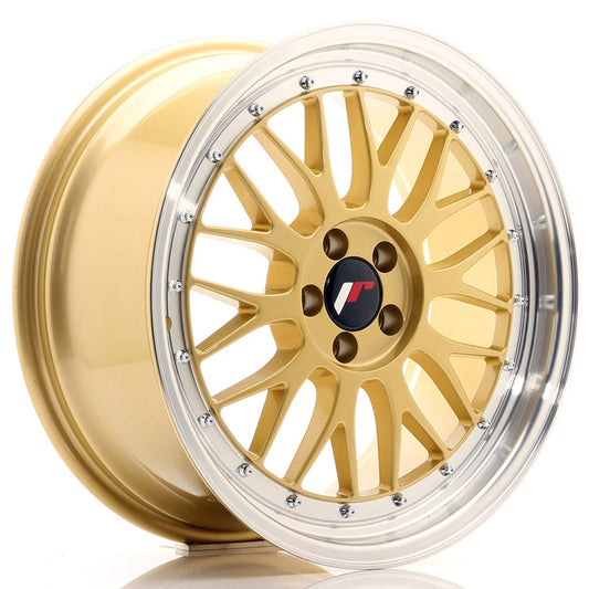 JR Wheels JR23 18x8,5 ET35 5x100 Gold w/Machined Lip CB: 74,1