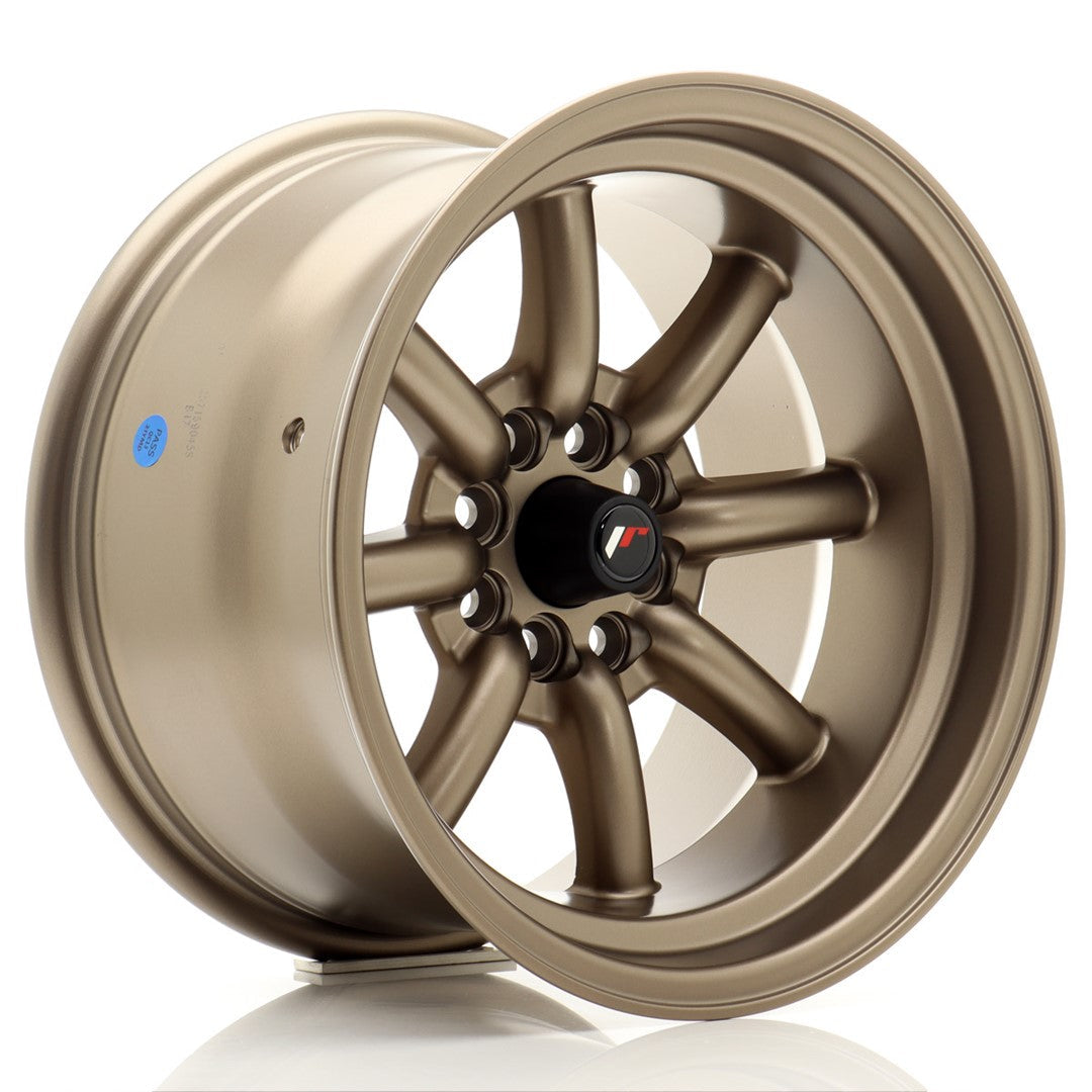 JR Wheels JR19 15x9 ET-13 4x100/114 Matt Bronze CB: 73,1