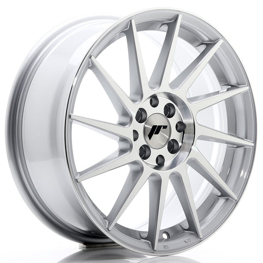 JR Wheels JR22 17x7 ET35 5x100/114 Silver Machined Face CB: 73,1