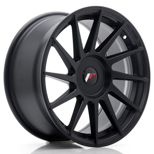 JR Wheels JR22 17x8 ET25-35 BLANK Matt Black CB: 73,1