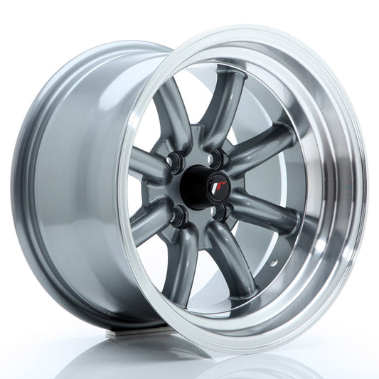 JR Wheels JR19 15x9 ET-13 4x100 Gun Metal CB: 73,1