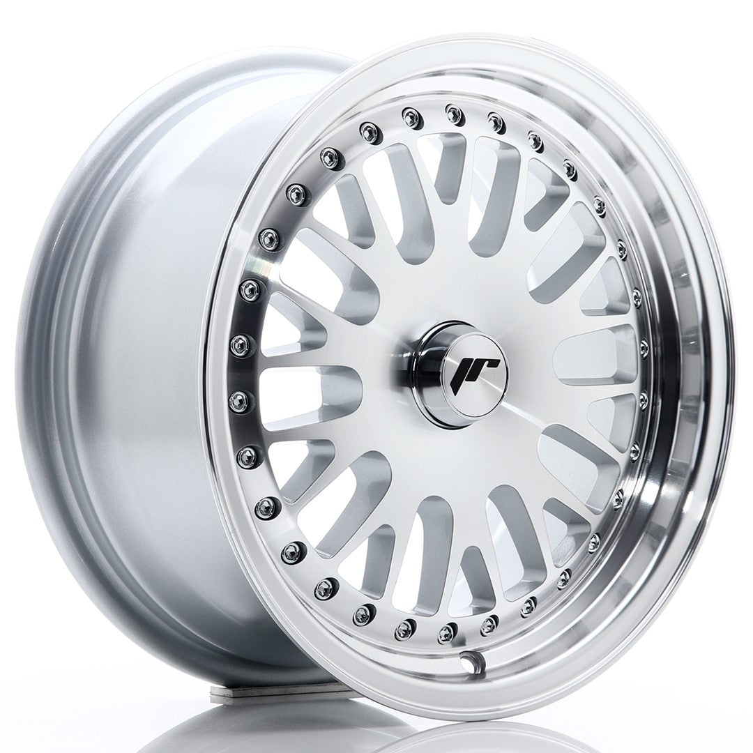 JR Wheels JR10 15x7 ET30 Blank Silver Machined Face CB: 74,1