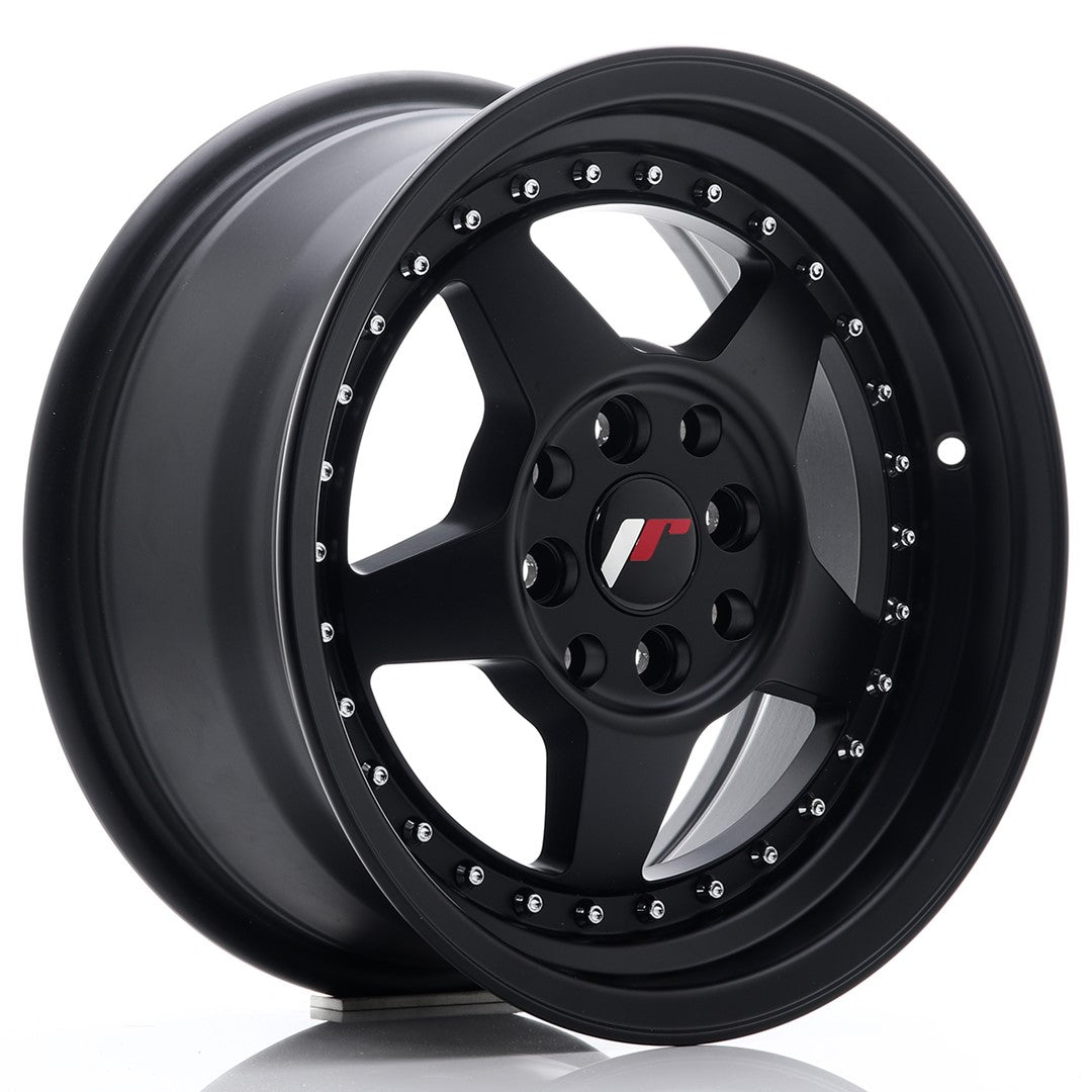JR Wheels JR6 15x7 ET35 4x100/114 Matt Black CB: 67,1